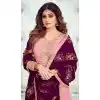Pink Color Real Georgette Pakistani Style Designer Palazzo Salwar Kameez