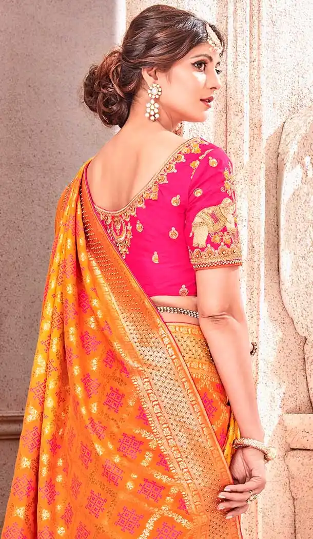 Multi Color Dolla Pure Viscos Treditional Designer Saree Blouse - 546868222