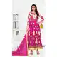Alluring Dark Pink Color Net Designer Style Anarkali Salwar Kameez - 389658852
