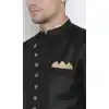 Black Color Cotton Blend Ready made Men Indo Western Sherwani
