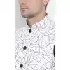 Black Kurta Pajama With White Jacket