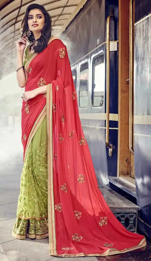 Red Designer Sarees Online Shopping Boutiques - 398059740