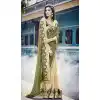 Olive Green Designer Sarees Online Shopping USA