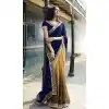 Designer Sarees Online Navy Blue
