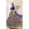 Fancy Royal Blue Color Velvet Traditional Wear Lehenga Choli - 549568599