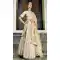 Cream Color Banarasi Designer Sangeet Ceremony Wear Lehenga Choli - 400659976
