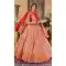 Alluring Red Color Silk Designer Wedding Reception Lehenga Choli - 400959989
