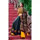 Black And Yellow Color Soft Cotton Designer Navratri Chaniya Choli - 569671100
