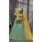 Green Color Designer Mehendi and Sangeet Lehenga Choli - 411160973