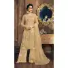 net palazzo suit embroidery latest design