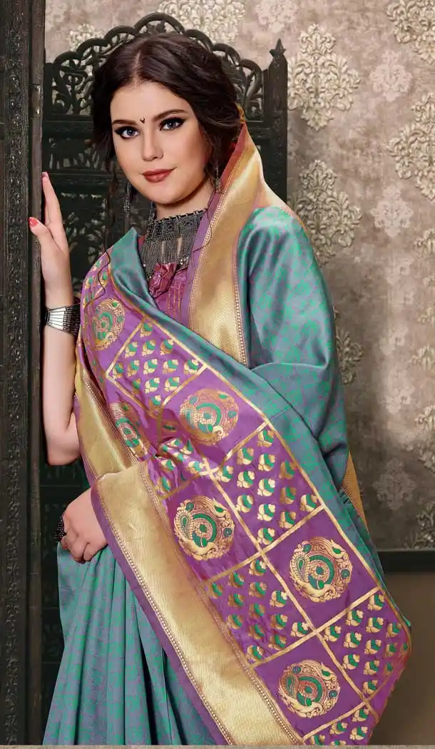 Tanchui Art Silk Multi Color Casual Wear Plus Size Saree Blouse - 564170496