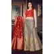 Grey Color Banarasi Jacquard Designer Readymade Lehenga Choli - 570571167