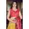 Creamish Yellow Color Banarasi Jacquard Designer Readymade Lehenga Choli - 570571168