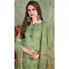 Buy Online Marvelous Green Color Heavy Muslin Casual Wear Printed Salwar Suit
