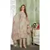 Buy Online Elegant Beige Color Heavy Muslin Casual Wear Printed Salwar Suit