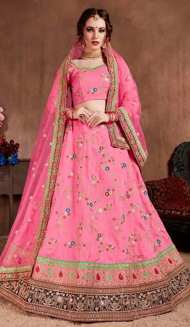 Pink Lehenga Choli Designs for Sangeet Online -580972312