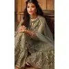 Sea Green Sharara Suit Designs Latest
