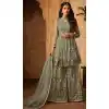 Sea Green Sharara Suit Designs Latest