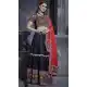 Black Red Color Japanese Cotton Navratri Special Chaniya Choli -421161850