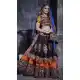 Black Orange Color Japanese Cotton Navratri Special Chaniya Choli -421161851