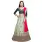 Green Color Satin Silk Embroidery Circular Lehenga Choli -422962000