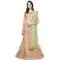 Embroidery Peach Color Satin Silk Traditional Chaniya Choli -424062082