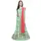 Embroidery Green  Color Satin Silk Traditional Chaniya Choli -424062083