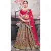 indian mehndi lehenga design