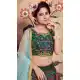 Dark Green Color Silk Embroidery Designer Lehenga Choli -591473437