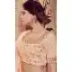 Georgette Embroidery Peach Color Designer Lehenga Choli -591473441