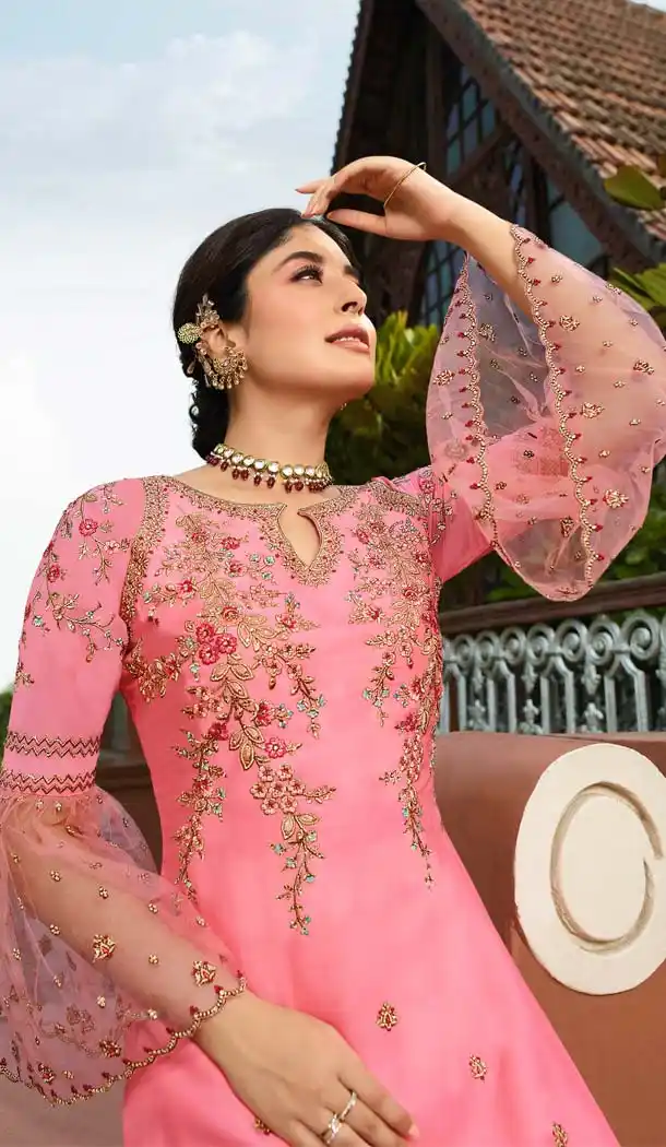party wear designer straight cut salwar suits online
