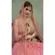 Gorgeous Pink Net Fancy Party Wear Designer Lehenga Choli -617077026