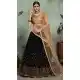 Attractive Black Net Fancy Party Wear Designer Lehenga Choli -617077028