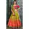 Banarasi Silk Kime Green Mehendi Sangeet Wear Lehenga Choli -612276397