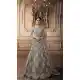 Grey Color Net Designer Mehendi Sangeet Wear Lehenga Choli -633178914