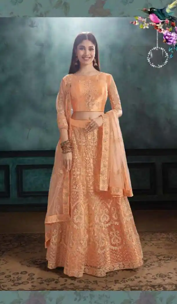 buy lehenga mehndi dress design 2019 -454664757