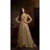 Beige Color Net Designer Style Wedding Wear Salwar Kameez
