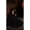 Black Color Net Designer Style Wedding Wear Salwar Kameez