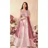 Fascinating Pink Color Jacquard Silk Designer Fancy Lehenga Choli