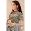 Magnificient Grey Color Velvet Designer Fancy Lehenga Choli