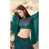 Teal Green Color Fancy Lycra Designer Fancy Lehenga Choli
