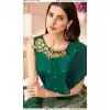 Emerald Green Color Jacquard Silk Designer Fancy Lehenga Choli