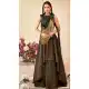 Black Brown Color Fancy Lycra Designer Fancy Lehenga Choli -640880105
