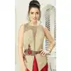 Gold Color Georgette Designer Readymade Salwar Kameez