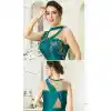 Green Color Silk Designer Readymade Salwar Kameez