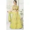 Yellow Color Net Silk Designer Readymade Lehenga Choli