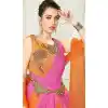Orange Color Chanderi Designer Readymade Salwar Kameez