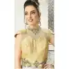 Gold Color Silk Designer Readymade Salwar Kameez