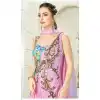 Pink Blue Color Net Printed Silk Designer Readymade Salwar Kameez