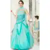Firozi Color Net Silk Designer Readymade Salwar Kameez